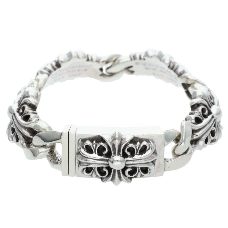 【アミー】キーパーリンクシルバーブレスレット4リンク CHROME HEARTS（クロムハーツ） ブレスレット サイズ:4LINK KEEPER