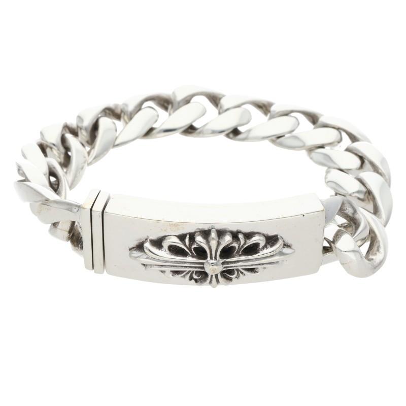 クロムハーツ　ID フローラルクロスIDブレスレット 13LINK CHROME HEARTS（クロムハーツ） ブレスレット サイズ:13LINK ID FLORAL