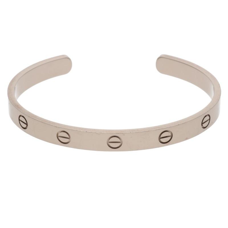 Cartier（カルティエ） サイズ:18 LOVE BRACELET ラブブレス オープン