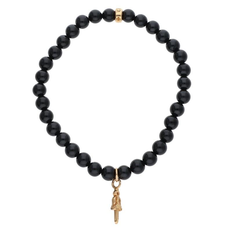 CHROME HEARTS（クロムハーツ） ブレスレット 22K 6mm BEAD スタック