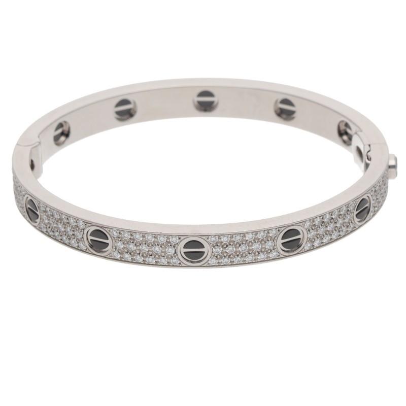 Cartier（カルティエ） サイズ:17 LOVE BRACELET ラブブレス K18WG