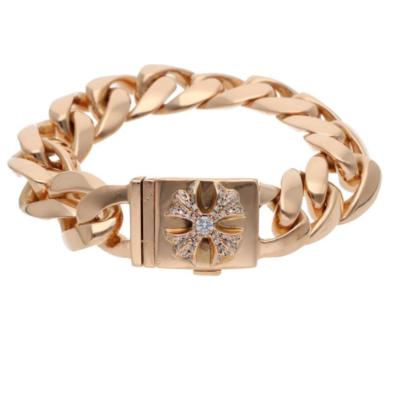 CHROME HEARTS（クロムハーツ） ブレスレット 13LINK 22K BOX CH X
