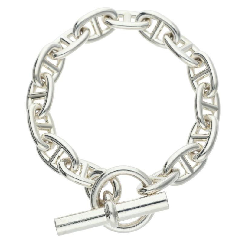 d*i様 HERMES エルメスシェーヌダンクルMM15 シルバーブレスレット HERMES（エルメス） サイズ:15LINK Chaine d'Ancre MM
