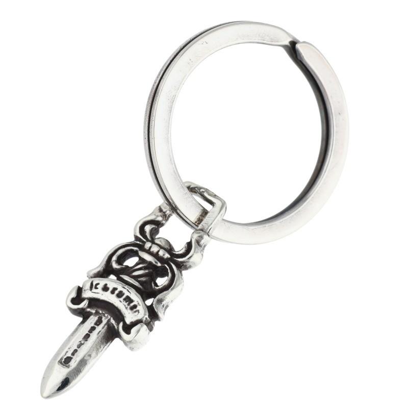 クロムハーツ   RNG&No5 DGGR キーリング#5ダガー シルバーキーリング 中古 GZ11 CHROME HEARTS（クロムハーツ） キーリング RNG&No5 DGGR キーリング#5