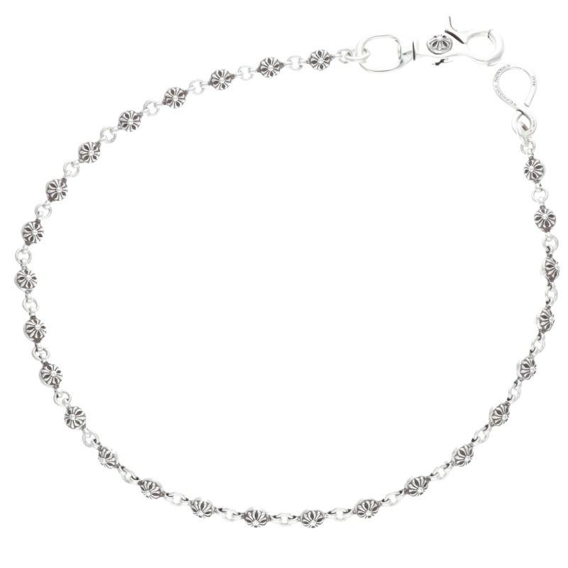 クロムハーツ サイズ:ロング 1BALL LONG-S 1クリップロング#1クロスボール シルバーウォレットチェーン 中古 OK15 CHROME HEARTS（クロムハーツ） サイズ:ロング 1BALL LONG-S 1クリップ