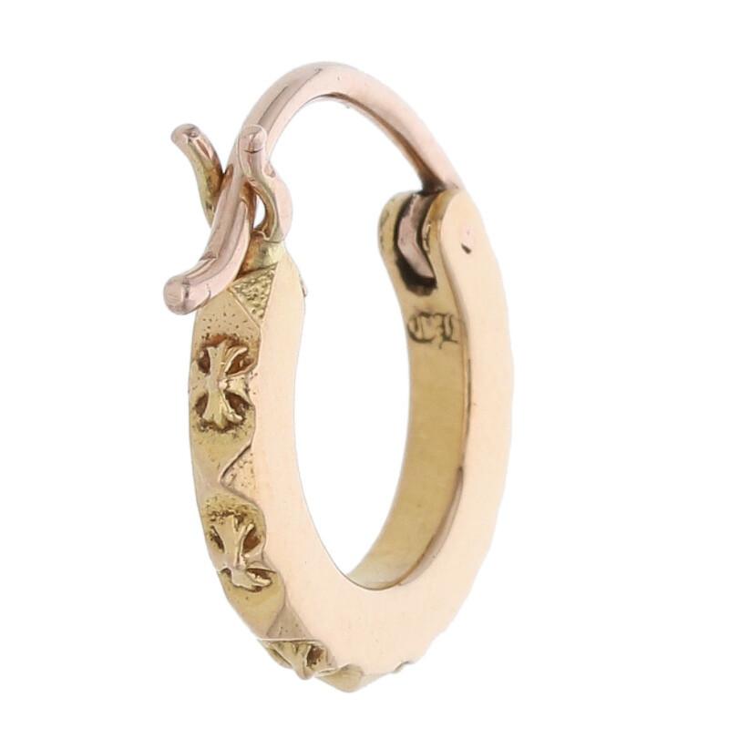 CHROME HEARTS クロムハーツ ピアス 22K タイニーフープ CHROME HEARTS クロムハーツ ピアス 22K タイニーフープ