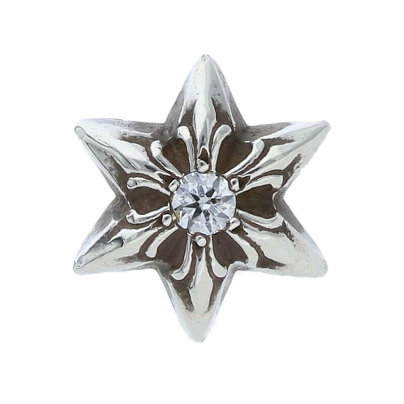CHROME HEARTS（クロムハーツ） ピアス スタースタッド 1ダイヤ