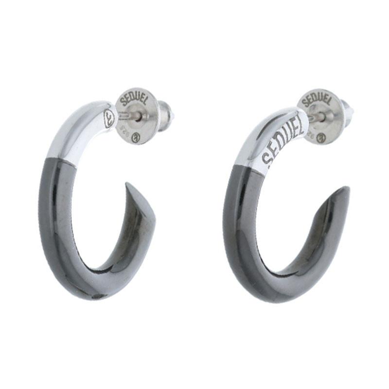 キャリアリング シークエル バイカラーフープピアス 中古 BS99 : 15165  