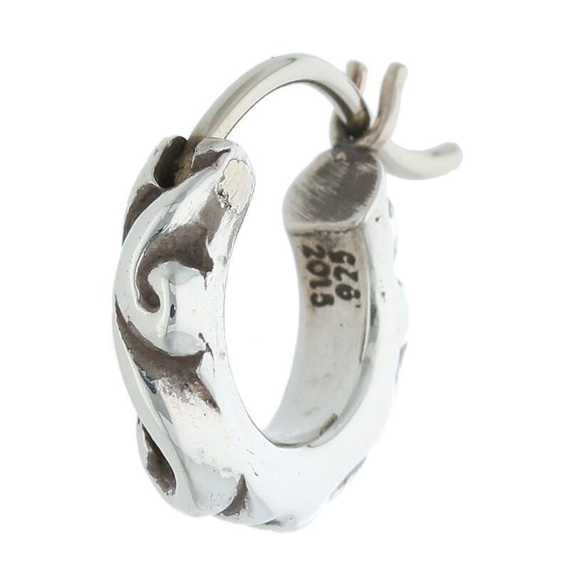 CHROME HEARTS クロムハーツ ピアス TNY HOOP SCRL タイニー CHROME HEARTS クロムハーツ ピアス TNY HOOP SCRL タイニー