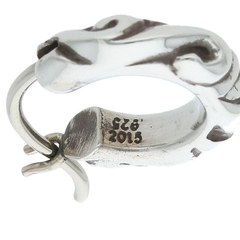 CHROME HEARTS クロムハーツ ピアス TNY HOOP SCRL タイニー CHROME HEARTS クロムハーツ ピアス TNY HOOP SCRL タイニー
