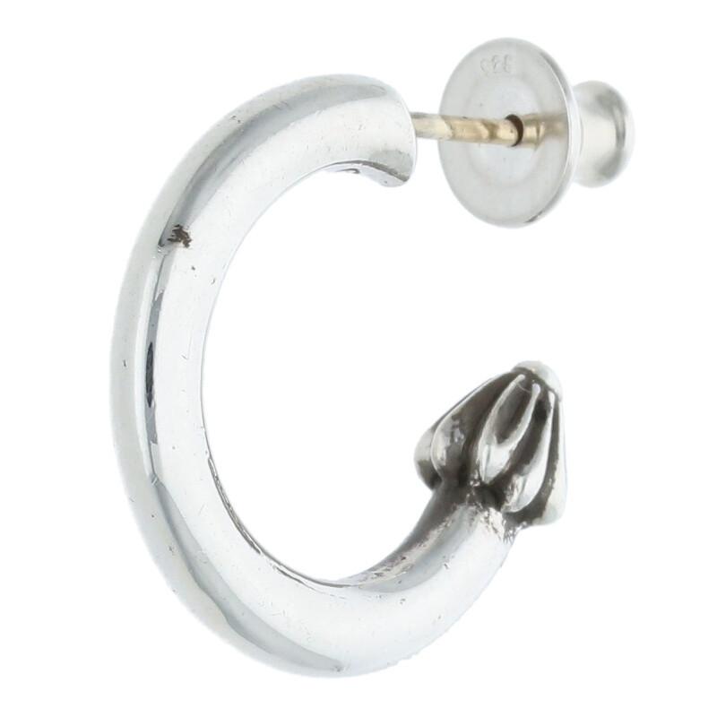 CHROME HEARTS クロムハーツ ピアス HOOP PLAIN プレーンフープ CHROME HEARTS クロムハーツ ピアス HOOP PLAIN プレーンフープ