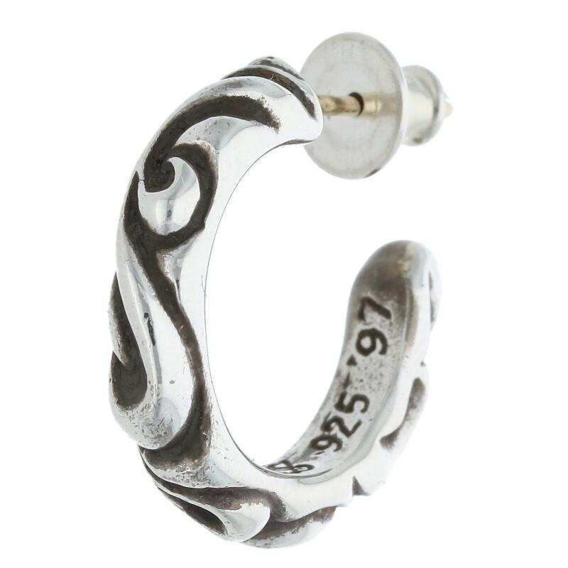 CHROME HEARTS クロムハーツ HOOP SCROOL 1 スクロールフープ CHROME HEARTS クロムハーツ HOOP SCROOL 1 スクロールフープ