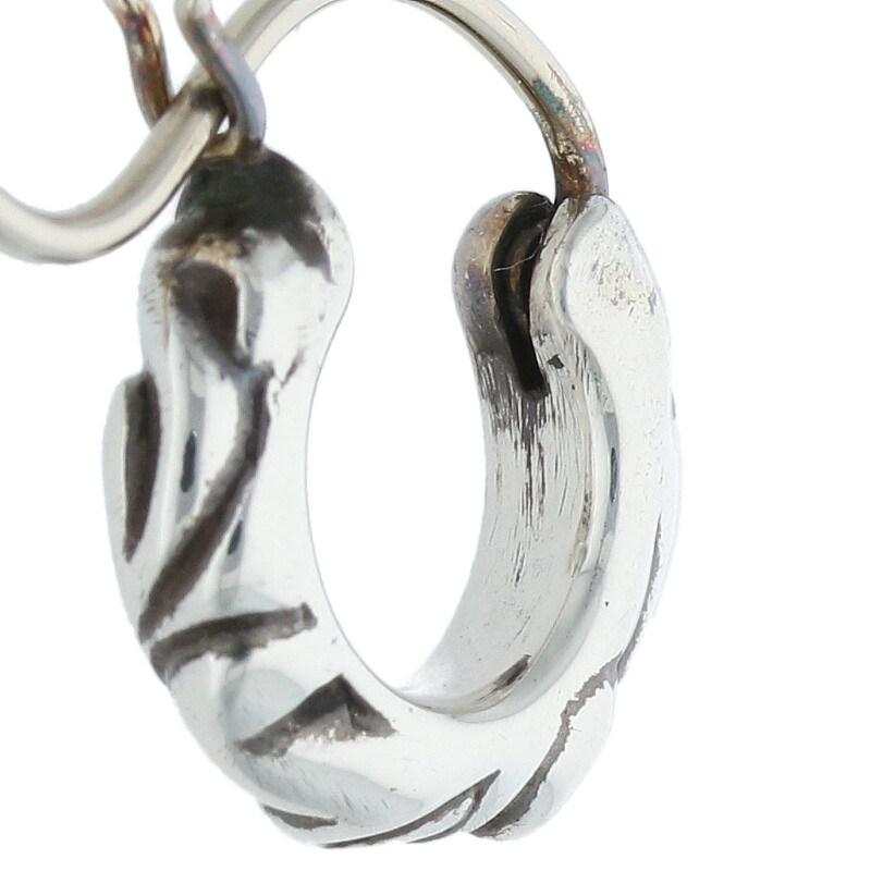 CHROME HEARTS クロムハーツ ピアス TNY HOOP SCRL タイニー CHROME HEARTS クロムハーツ ピアス TNY HOOP SCRL タイニー