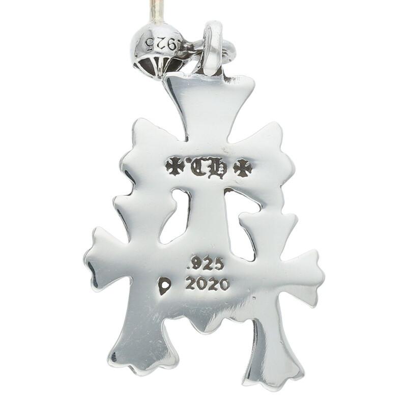 CHROME HEARTS クロムハーツ ピアス 3 CH CROSS DROP トリプルCH CHROME HEARTS クロムハーツ ピアス 3 CH CROSS DROP トリプルCH