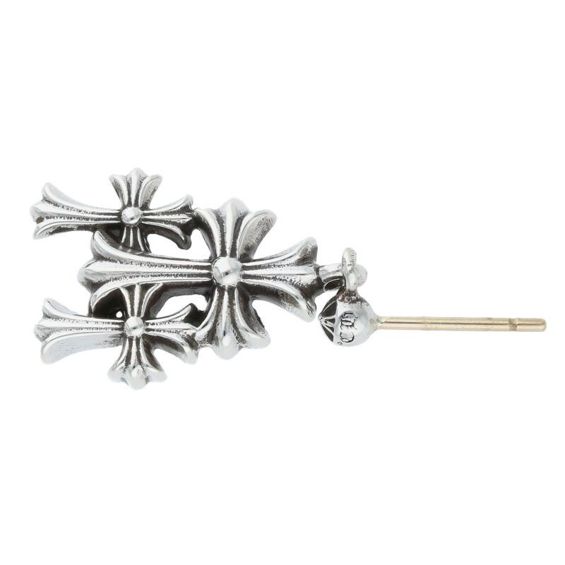 CHROME HEARTS クロムハーツ ピアス 3 CH CROSS DROP トリプルCH CHROME HEARTS クロムハーツ ピアス 3 CH CROSS DROP トリプルCH
