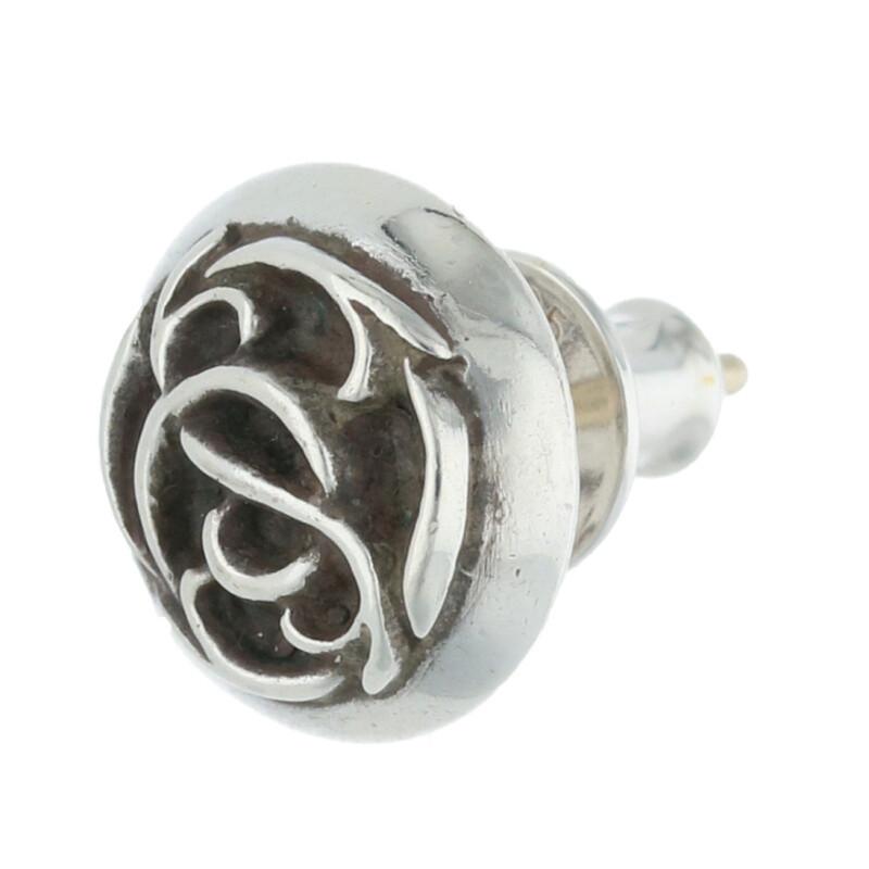 Chrome Hearts シルバー スタッドボールピアス CHROME HEARTS（クロムハーツ） ピアス STUD FLRLBLL フローラルボール
