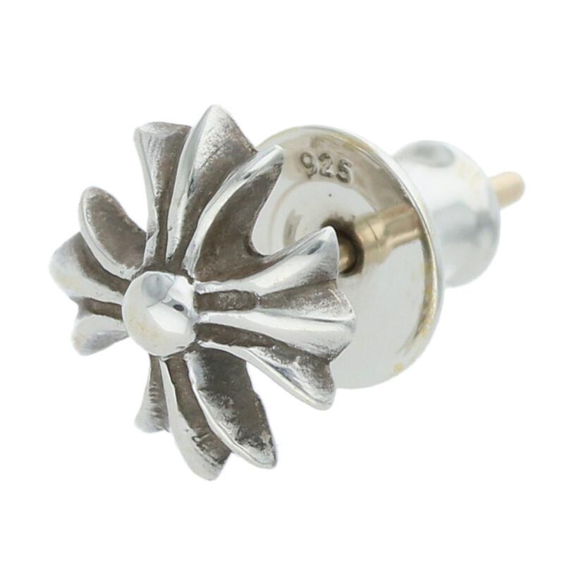 CHROME HEARTS クロムハーツ シルバーピアス フラワーモチーフ CHROME HEARTS（クロムハーツ） No2 CH PLS CHプラススタッド シルバー