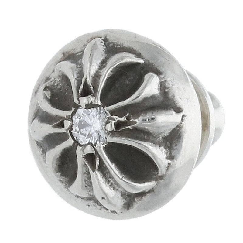 CHROME HEARTS（クロムハーツ） ピアス STUD CRSBLL DIA クロスボール