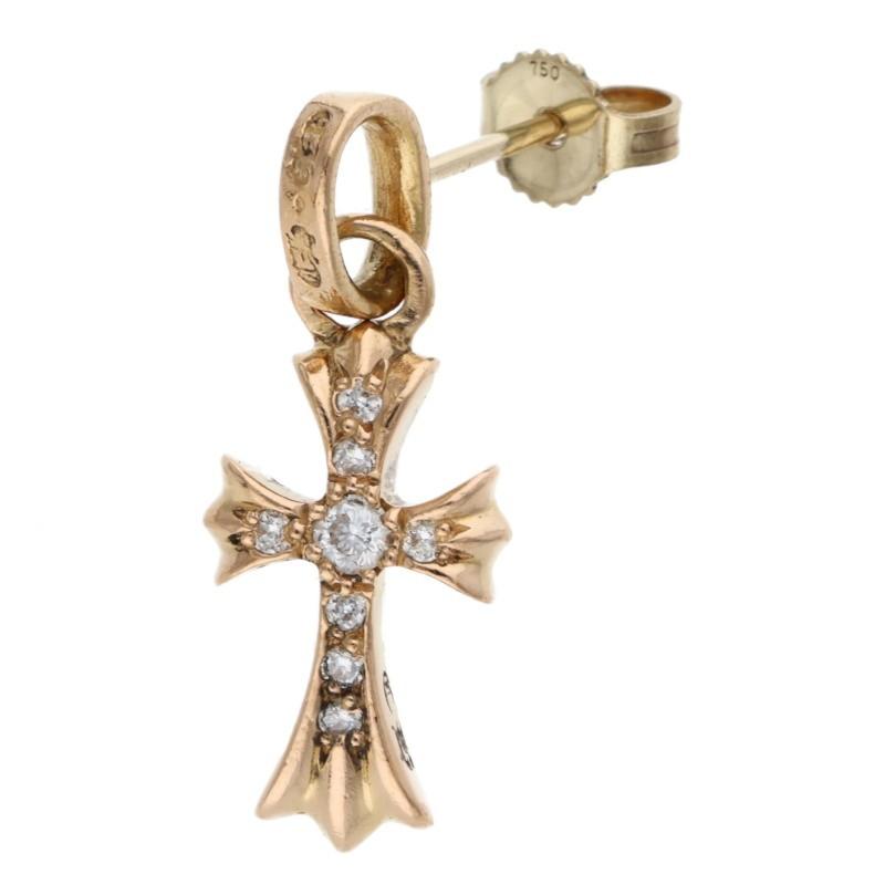 クロムハーツ22k ピアス　ベイビーファット CHROME HEARTS（クロムハーツ） ピアス 22K BBY F PPRCHN A P D 22K