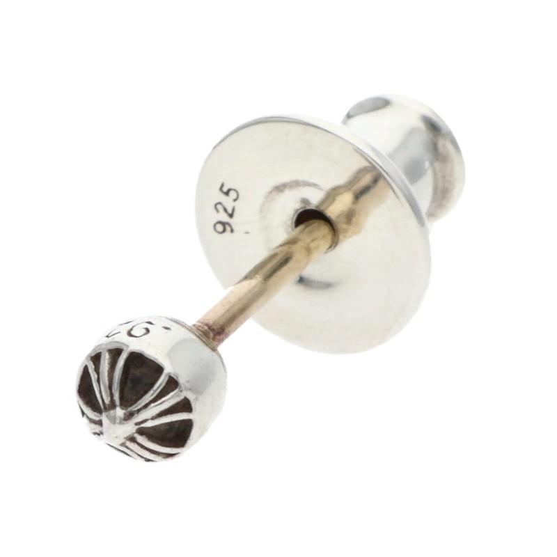 Chrome Hearts シルバー スタッドボールピアス CHROME HEARTS（クロムハーツ） STUD CRS BALL MINI ミニクロスボール