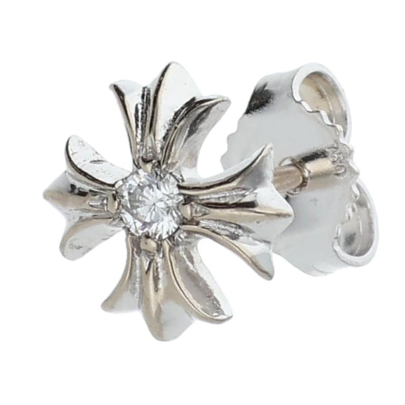 CHROME HEARTS（クロムハーツ） ピアス 18K No2 CH PLS DIA 18KCH