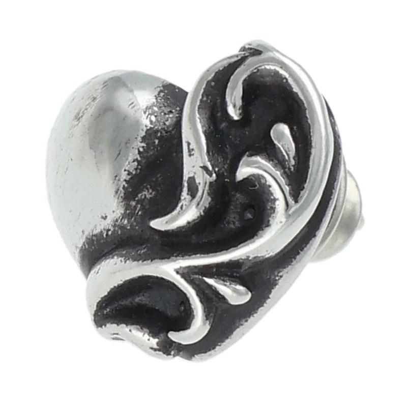 CHROME HEARTS（クロムハーツ） STUD HEART ハートスタッド シルバー