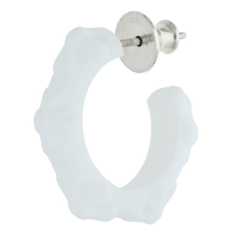 CHROME HEARTS（クロムハーツ） ピアス RUBBER HOOP CROSS SML クロス