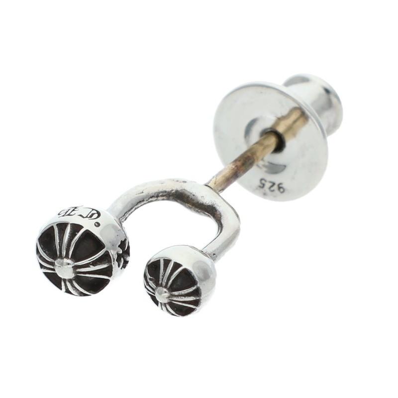 2*.様 CHROME HEARTS ミニ クロスボール ピアス クロムハーツ クロム