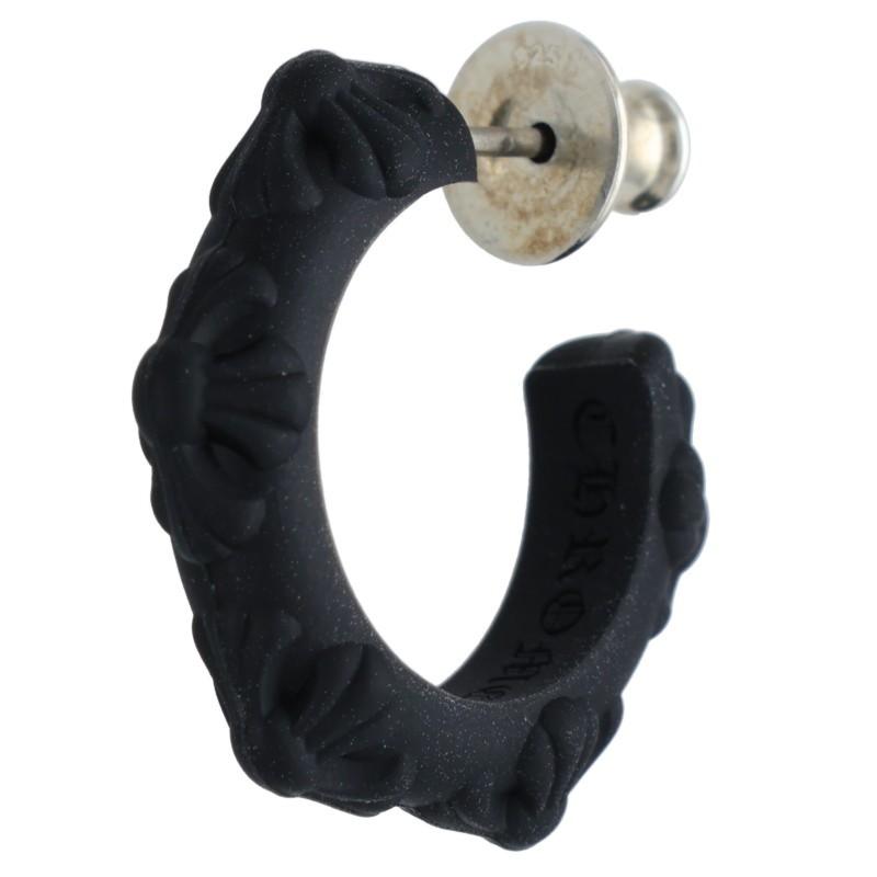 CHROME HEARTS（クロムハーツ） ピアス RUBBER HOOP CROSS SML