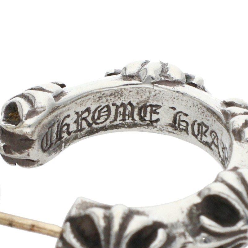 CHROME HEARTS（クロムハーツ） ピアス HOOP CROSS SML クロスバンド