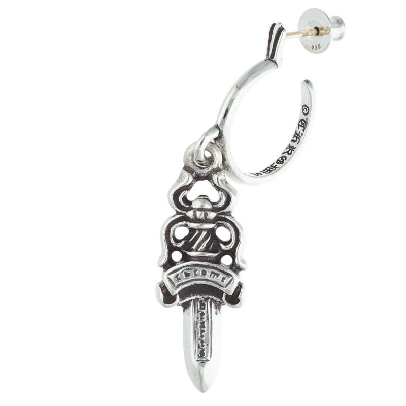 CHROME HEARTS（クロムハーツ） ピアス No5 DAGGER #5 ダガーフープ