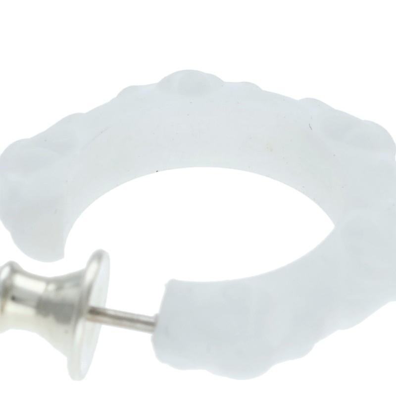 CHROME HEARTS（クロムハーツ） ピアス RUBBER HOOP CROSS SML クロス