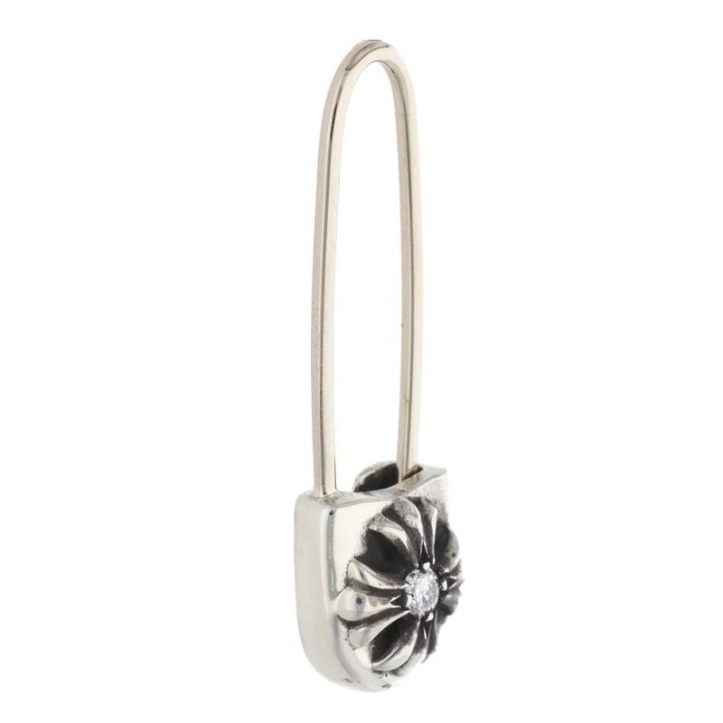 CHROME HEARTS（クロムハーツ） ピアス ER SAFETY PIN DIA セーフティ 