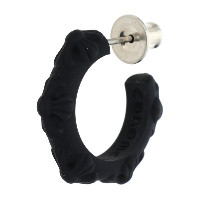 CHROME HEARTS（クロムハーツ） ピアス RUBBER HOOP CROSS SML クロス