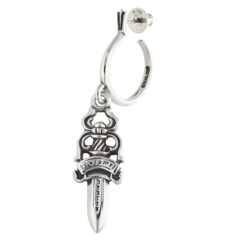 F*t様 CHROME HEARTS クロムハーツ No5 ダガーフープ ピアス CHROME HEARTS（クロムハーツ） ピアス No5 DAGGER #5 ダガーフープ