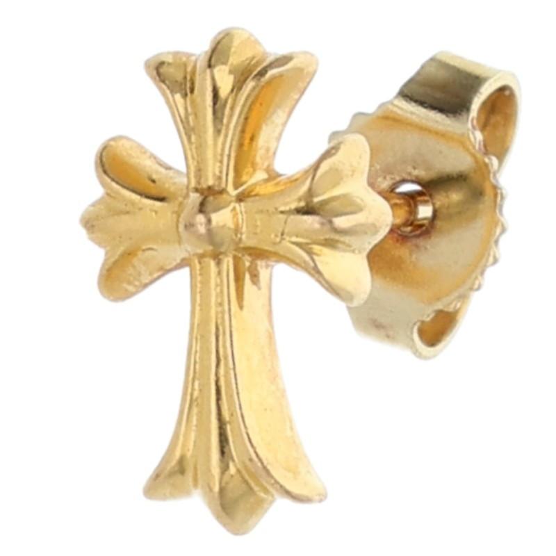 CHROME HEARTS（クロムハーツ） ピアス 22K CH CRSS 2 FAT CHクロス