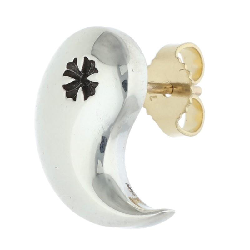 た*し様 クロムハーツ　ピアス CHROME HEARTS（クロムハーツ） ピアス YIN YANG シルバーピアス 中古