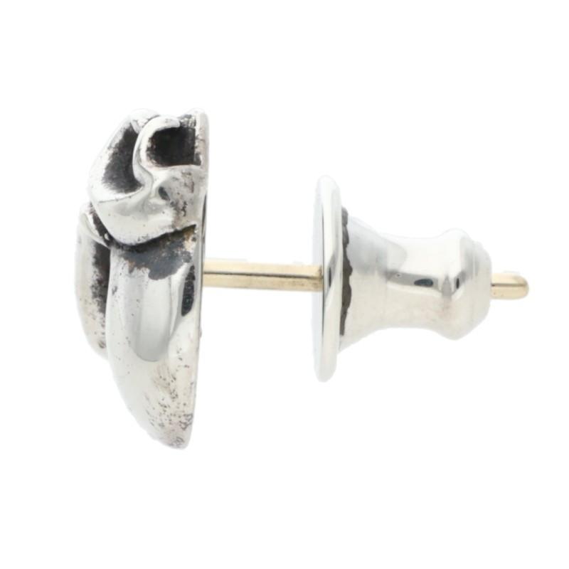 正規品クロムハーツピアス Chrome Hearts シルバー CHROME HEARTS（クロムハーツ） ピアス STUD HEART ハートスタッド