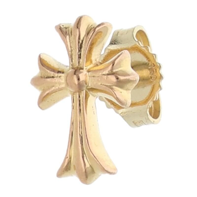 CHROME HEARTS（クロムハーツ） ピアス 22K CH CRSS 2 FAT CHクロス