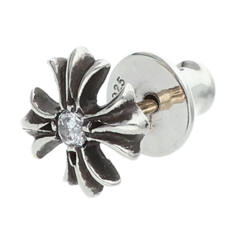 クロムハーツ シルバーピアス 訳あり CHROME HEARTS（クロムハーツ） No2 CH PLS DIA CHプラススタッド 1