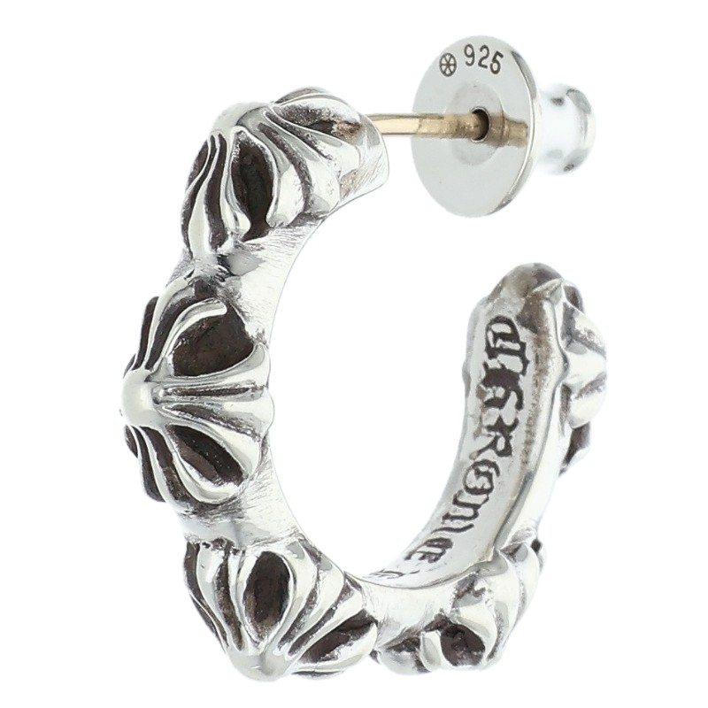 CHROME HEARTS（クロムハーツ） ピアス HOOP CROSS SML クロスバンド
