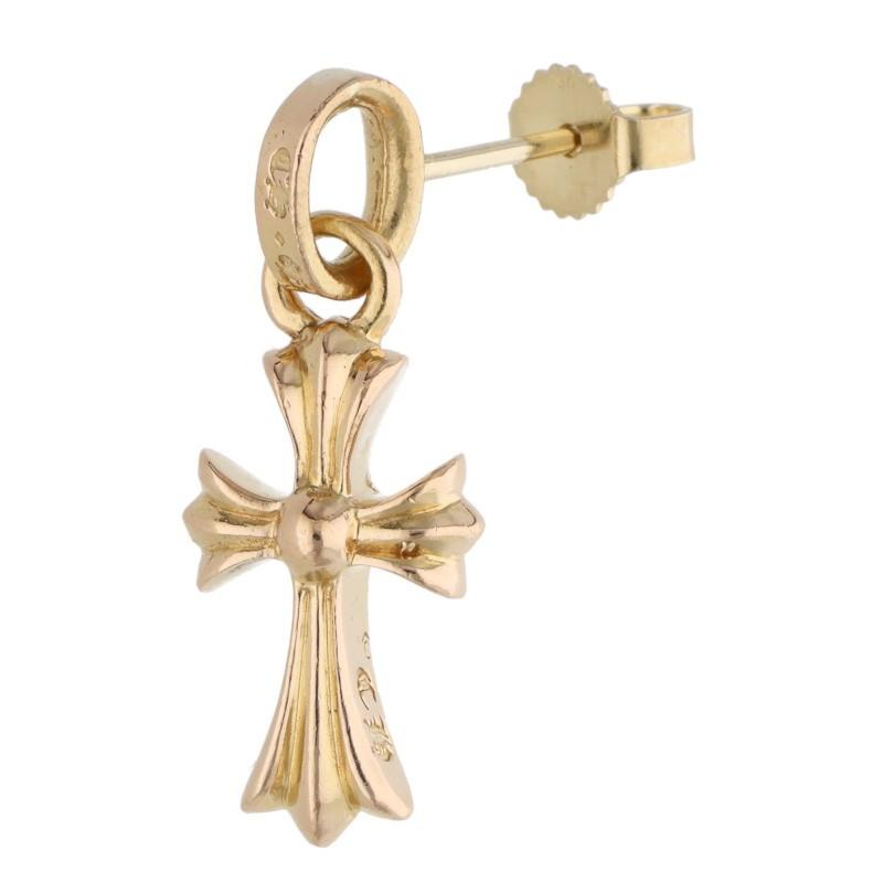 クロムハーツBBYFPPRCHN 22Kベイビーファットドロップ　ゴールドピアス CHROME HEARTS（クロムハーツ） 22K BBY F PPRCHN 22Kベイビーファット