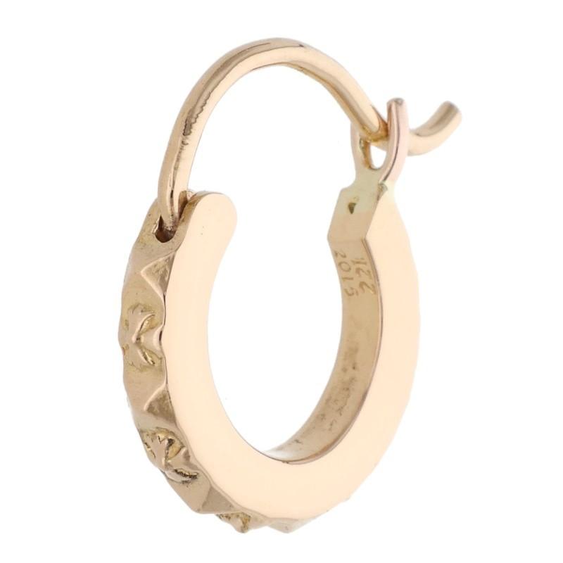 CHROME HEARTS（クロムハーツ） ピアス 22K TINY TFP HOOP ゴールド