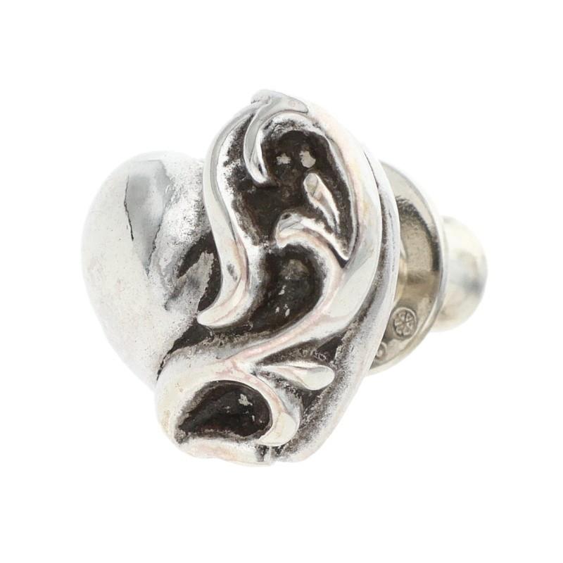 Chrome Hearts シルバー スタッドピアス CHROME HEARTS（クロムハーツ） ピアス STUD HEART ハートスタッド