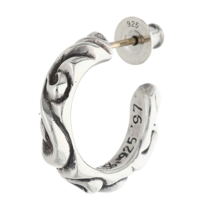 値下げしました！　クロムハーツ　フープスクロールピアス　中古 CHROME HEARTS（クロムハーツ） HOOP SCROOL 1 スクロールフープ