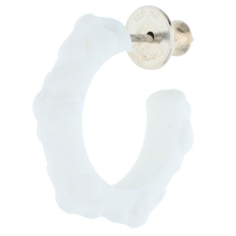 CHROME HEARTS（クロムハーツ） ピアス RUBBER HOOP CROSS SML クロス