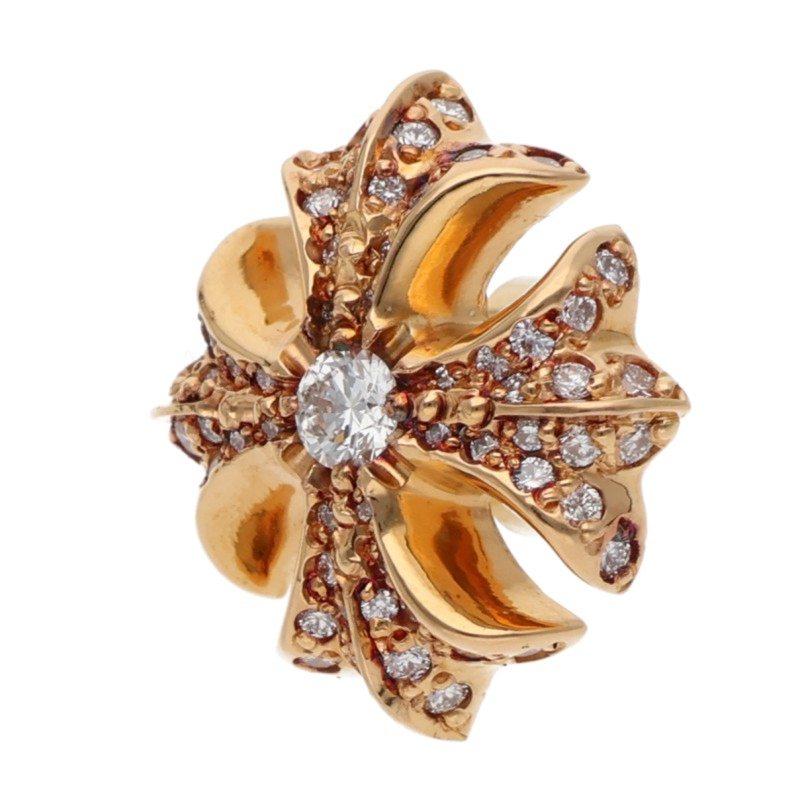 CHROME HEARTS（クロムハーツ） 22K #4 CH PLS DIA CHプラススタッド 