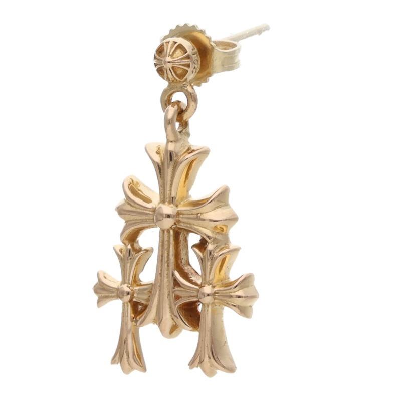CHROME HEARTS（クロムハーツ） 22K 3 CH CROSS DROP トリプルCHクロス