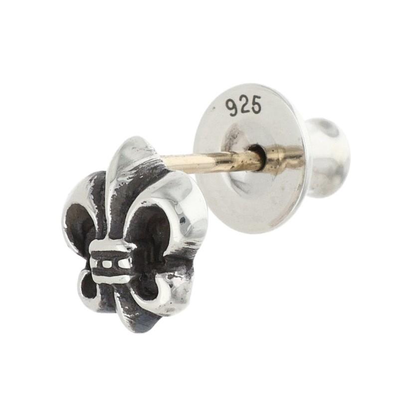 両耳　シルバー925 ピアス　ツイスト　クロム　BWL CHROME HEARTS（クロムハーツ） CO BS FLR BSフレアスタッド シルバー
