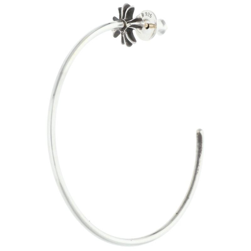 【付属品完備】Chrome Hearts クロムハーツ フープピアス シルバー CHROME HEARTS（クロムハーツ） HOOP CH PLS CHプラスフープ シルバー